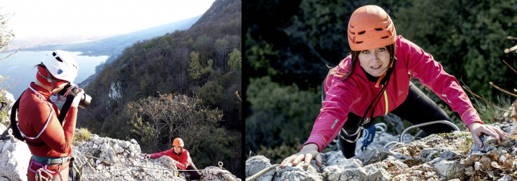 Prise de vue pour WENS : mise en avant de la sensibilité tactile de la main pour les sportifs, ici pour l'escalade